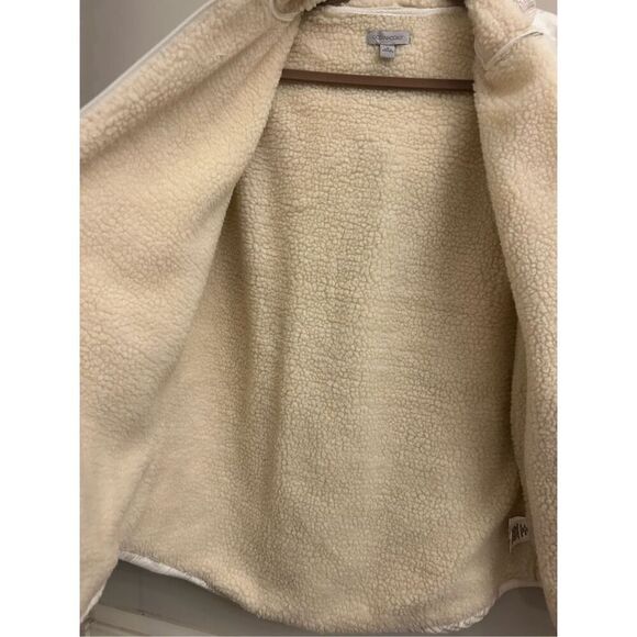 Ocean+Coast Sherpa-Lined Flannel Shacket camouflage size S - Picture 7 of 10